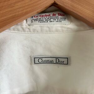 CHRISTIAN DIOR Vintage Men’s Button Down